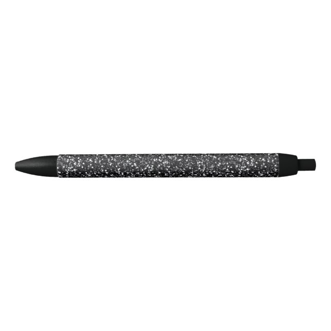 Cinder Black Glitzer Kugelschreiber (Vorderseite)