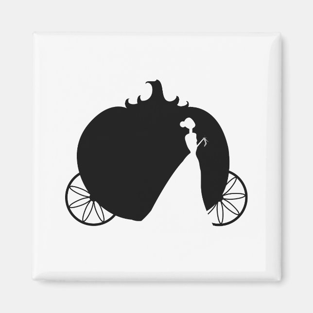 Cinderella Coach Magnet (Vorne)