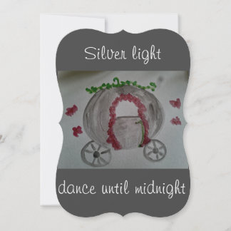 Cinderella Coach Party Card