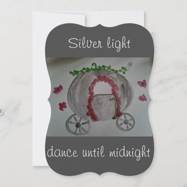 Cinderella Coach Party Card (Vorderseite)