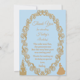 Cinderella Dankeschön Karte