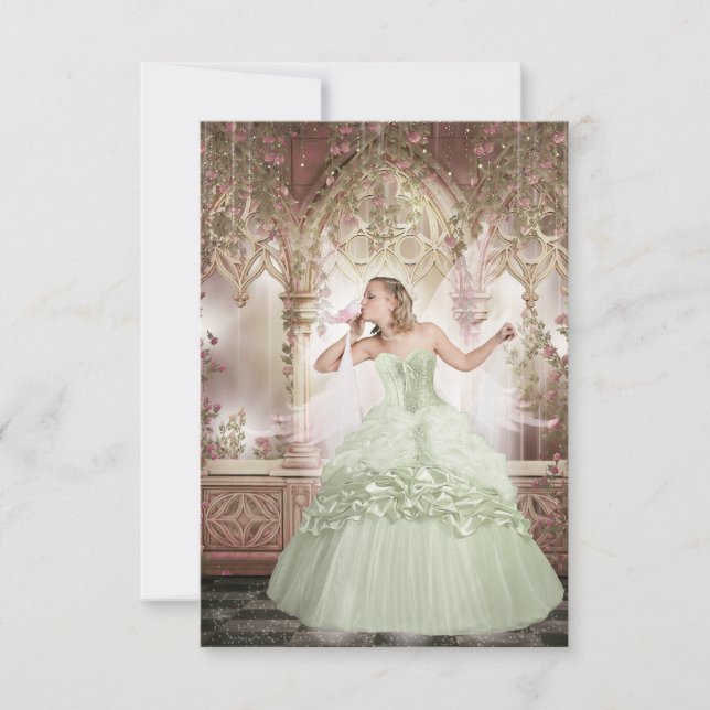 Cinderella Dankeskarte (Vorderseite)