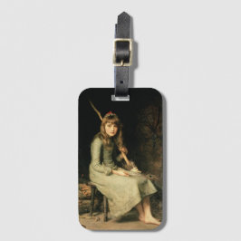 Cinderella Fairy Tale (von John Everett Millais) Gepäckanhänger