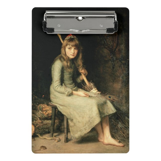 Cinderella Fairy Tale (von John Everett Millais) Mini Klemmbrett (Vorderseite)
