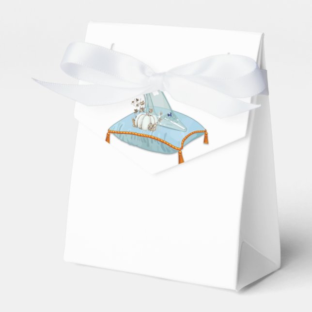 Cinderella Glass Slipper Elegantes Brautparty Geschenkschachtel (Vorderseite)