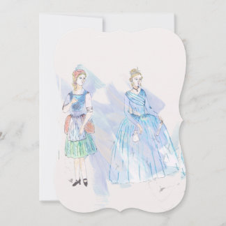 Cinderella Greeting Card Feiertagskarte