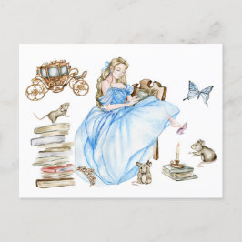 Cinderella Grüße Karte Postkarte