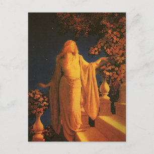 Cinderella Maxfield Parrish Kunst Postkarte