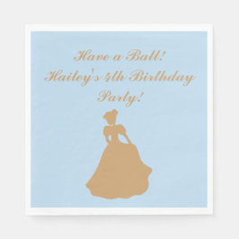 Cinderella Party Personalisiert Napkins Serviette