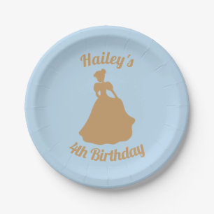 Cinderella Party Personalisierten Teller