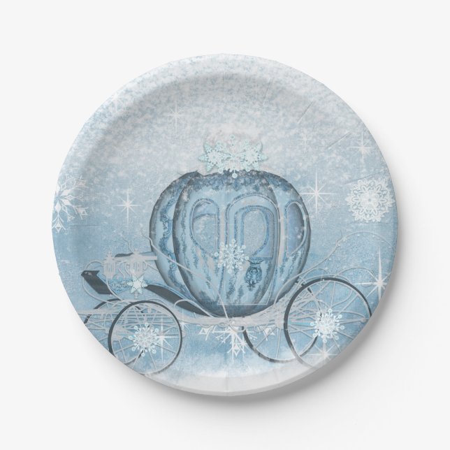 Cinderella Party Plate Pappteller (Vorderseite)