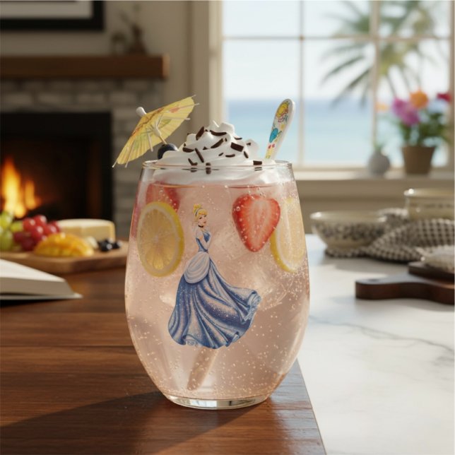 Cinderella Stemless Weinglas Ohne Stiel (Von Creator hochgeladen)