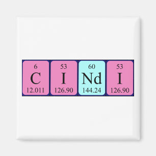 Cindi Periodenmagnet Magnet