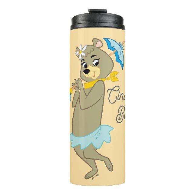 Cindy Bear Holding Parasol Thermosbecher (Vorderseite)