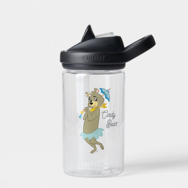 Cindy Bear Holding Parasol Trinkflasche (Links)