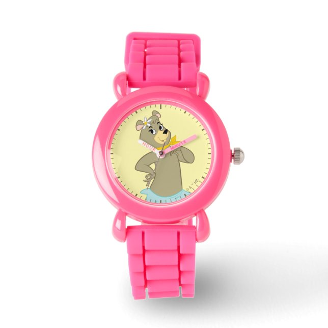Cindy Bear Playful Pose Armbanduhr (Vorderseite)