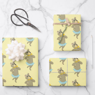 Cindy Bear Playful Pose Geschenkpapier Set
