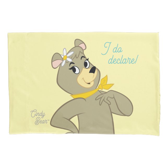Cindy Bear Playful Pose Kissenbezug (Vorderseite)