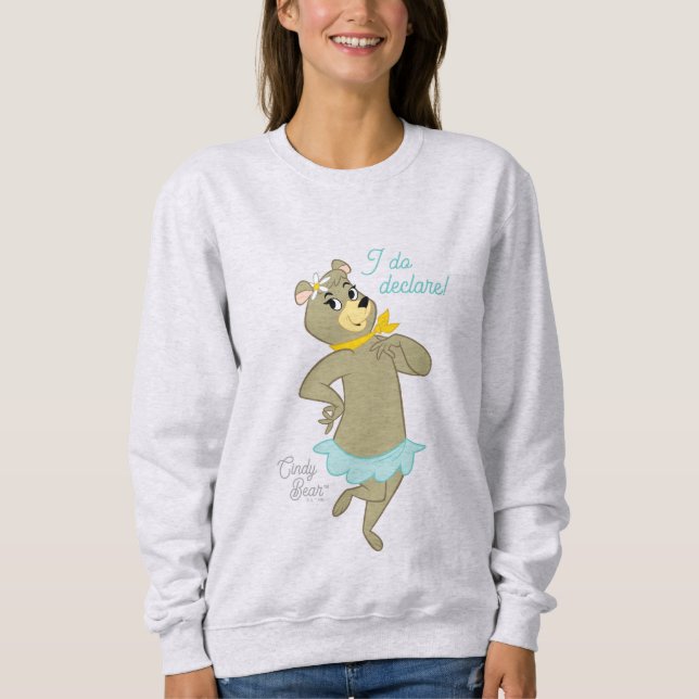 Cindy Bear Playful Pose Sweatshirt (Vorderseite)