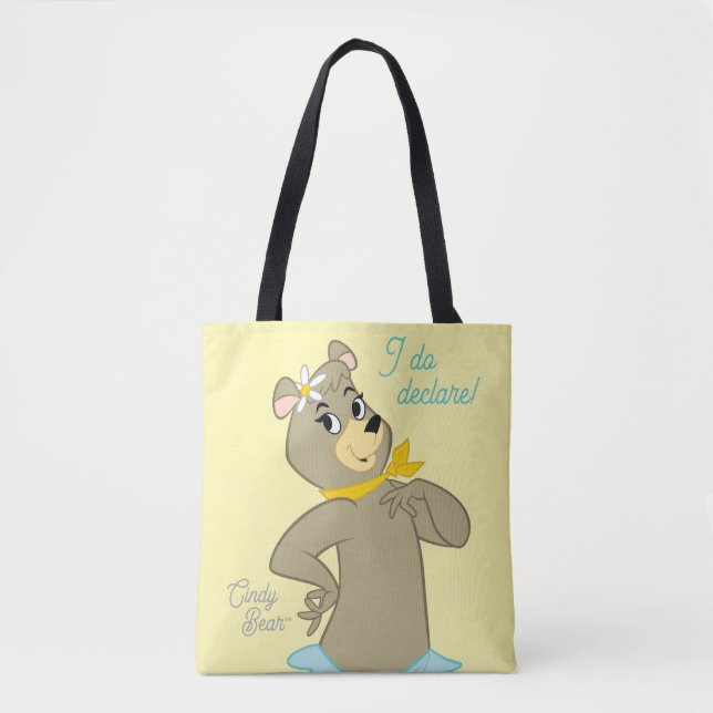 Cindy Bear Playful Pose Tasche (Vorderseite)