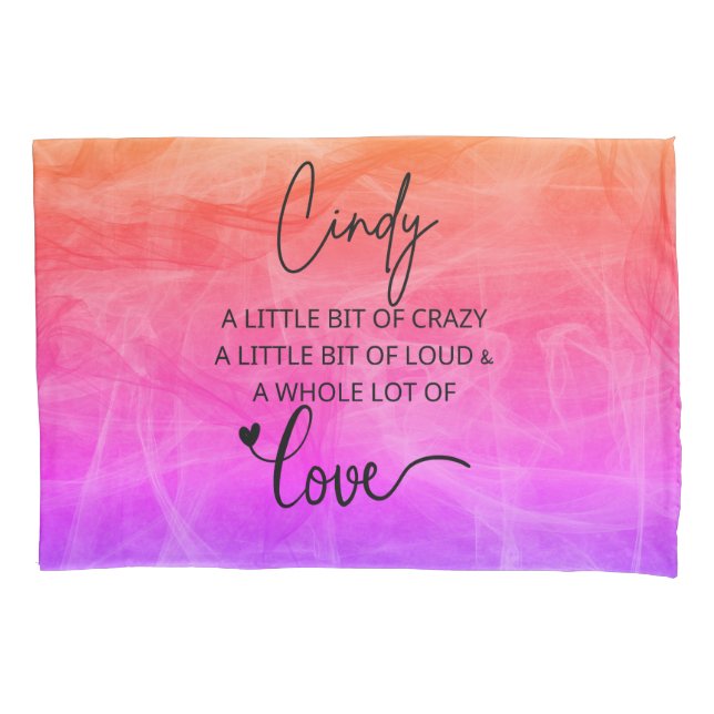 Cindy Liebe Kissenbezug (Vorderseite)