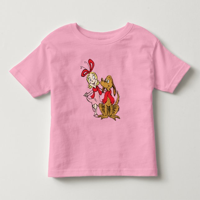 Cindy Lou Wer und Max der Hund Kleinkind T-shirt (Vorderseite)