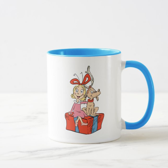 Cindy Lou Who and Max on a Present Tasse (Rechts)
