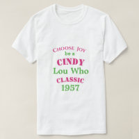 Cindy Lou Who Classic PG2 T - Shirt
