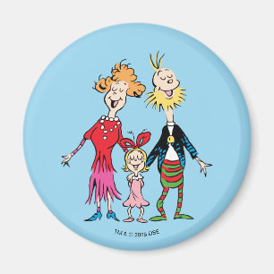 Cindy Lou Whos Familienporträt Magnet