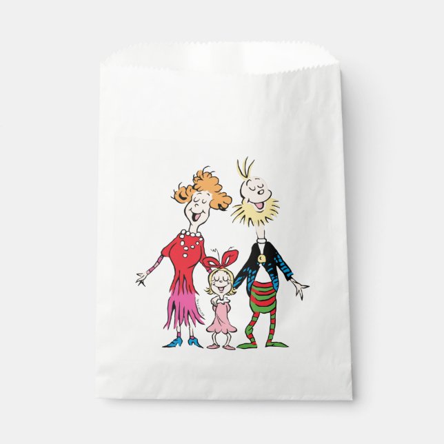 Cindy Lou Who's Family Portrait Geschenktütchen (Vorderseite)
