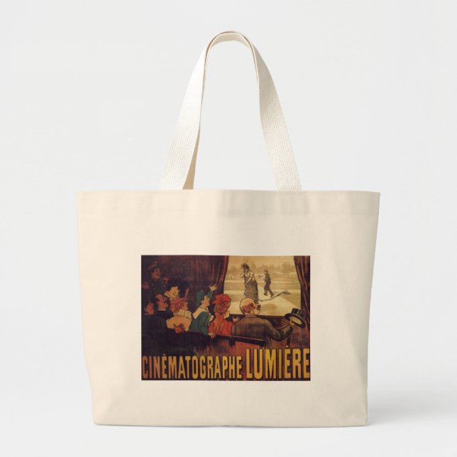 Cinéchromatographe Lumière Tote Bag Jumbo Stoffbeutel (Vorne)