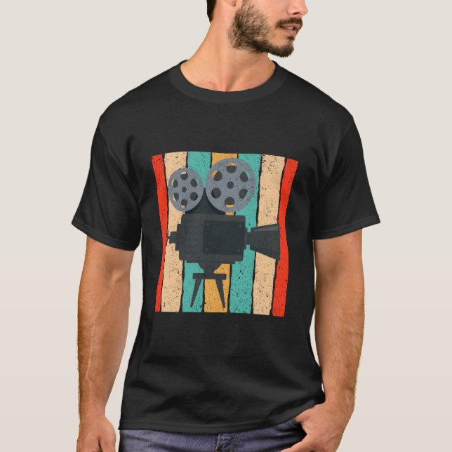 Cinema Camera Movie Projector T-Shirt (Vorderseite)