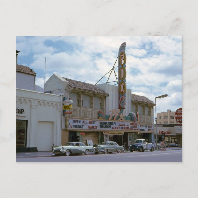 Cinéma Cars Vintage Cinéma Cartes postales (Devant)