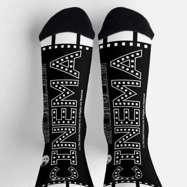 *CINEMA* Grafiksocken Socken (Oben)