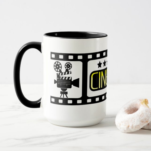 *CINEMA* Logo-Tasse  Tasse (Mit Donut)