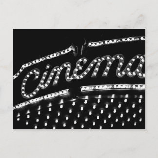 Cinema Marquee Postcard Postkarte