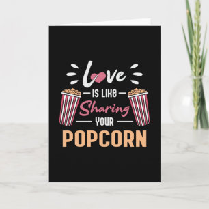 Cinema Movie Popcorn Day Snack Pop Filmgeschenk Id Karte