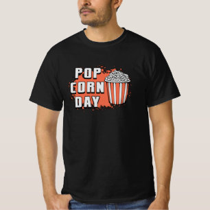 Cinema Movie Popcorn Day Snack Pop Filmgeschenk Id T-Shirt