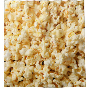 Cinema Popcorn Full Background. Duschvorhang