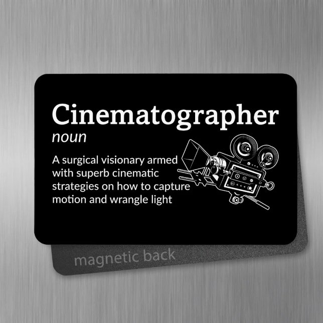 Cinematographie Definition - Film 4" x 6" Flex Magnet (Von Creator hochgeladen)