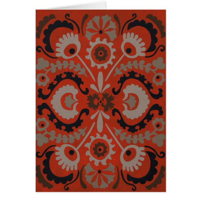 Cinnabar Suzani I (Devant)