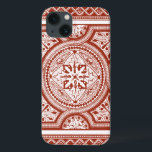 Cinnabar Woodblock IV iPhone 13 Hülle<br><div class="desc">Home Decr</div>