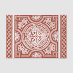 Cinnabar Woodblock IV Seidenpapier