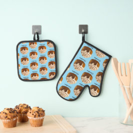 Cinnabon Ofenhandschuh & Topflappen-Set