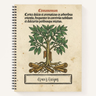 Cinnamologus Nest: Zimt Mittelalterliches Rezept Notizbuch