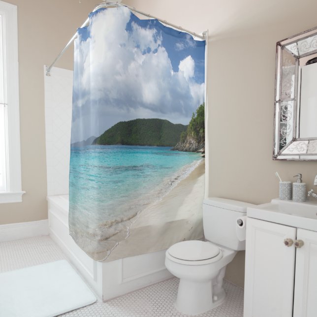 Cinnamon Bay (St. Thomas, USVI) Duschvorhang (Beispiel)