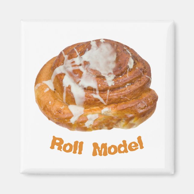 Cinnamon Bun Roll Model Magnet (Vorne)