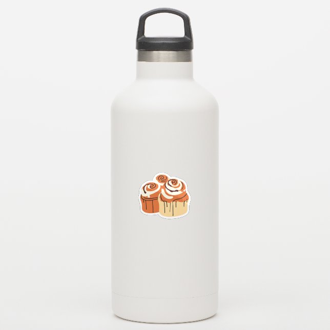 Cinnamon Buns Aufkleber (Wassserflasche)