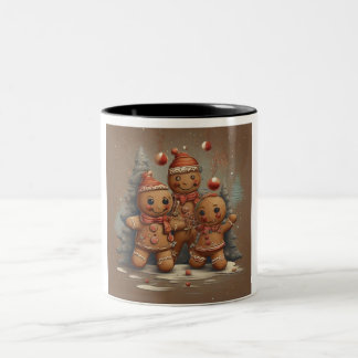 Cinnamon Dreams: Festivals Lebkuchen Mann Weihnach Zweifarbige Tasse
