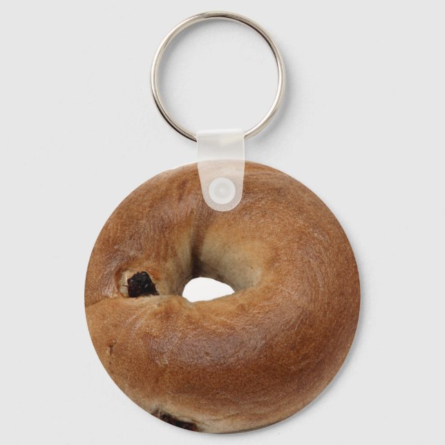 Cinnamon Raisin Bagel Schlüsselanhänger (Vorderseite)